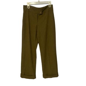 Isda & Co Wide-Leg Brown Pants – Size 6